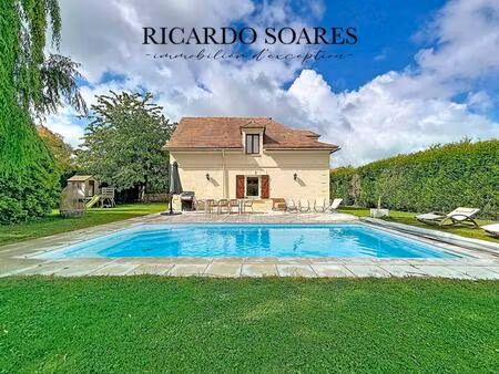 le meux 60880 - villa de charme 196m2 / 6 chambres / piscine / 3 garages / terrain 1400m2