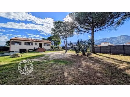 villelongue dels monts - villa 4 faces grand terrain constructible et divisible avec vues.