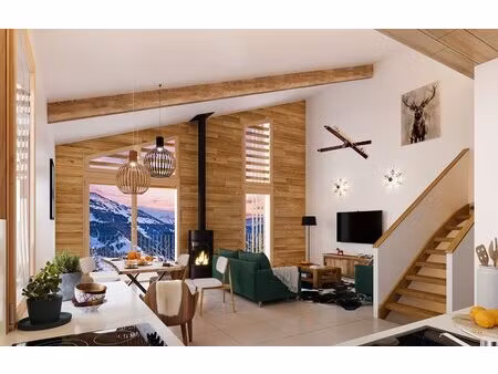 appartement triplex - exposé sud - les chalets d'hauteluce