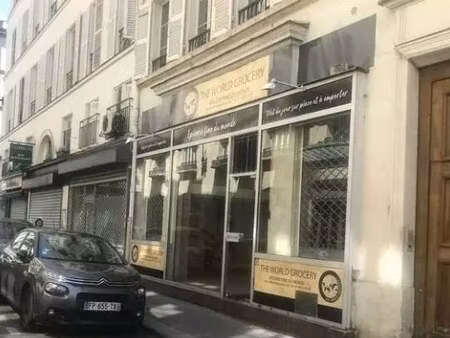 vente commerce paris 75010 80m²