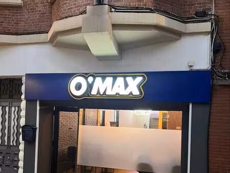 local commercial 50m² horeca anderlecht  2 façades