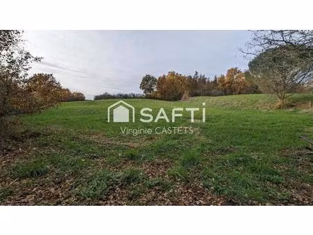 terrain à bâtir 1542 m2 - borné - non viabilisé