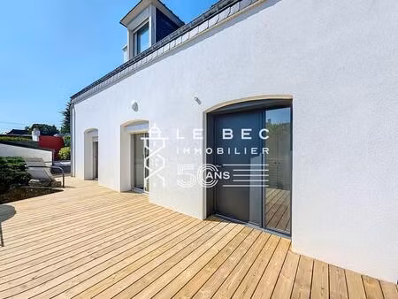 larmor-plage : maison de 3 chambres avec terrasse dans résidence sécurisée