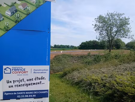 vente terrain 630 m² à freville (76190)  69 000 €
