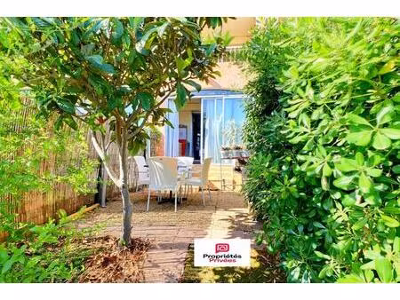 appartement bandol 1 pièce(s) 21.66 m2 avec jardin - cave et parking
