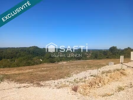 terrain a batir viabilise de 856 m²