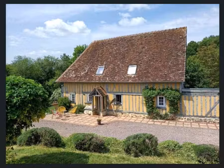 lisieux - ancien pressoir de 300 m² avec gîte indépendant (piscine  sauna  hammam...)