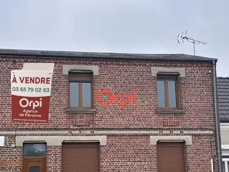 vente maison 4 pièces 95 m² à chaulnes (80320)  119 000 €