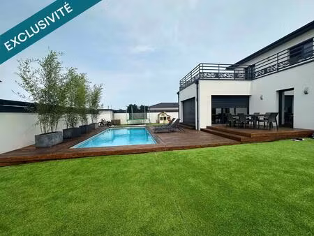ambarés et lagrave - maison moderne de 160m2 avec 4 chambres  garage  piscine - parcelle d