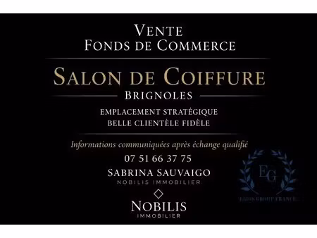 fonds de commerce à vendre brignoles