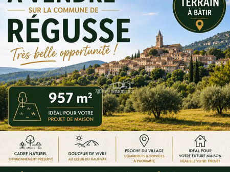 achat terrain 957m²
