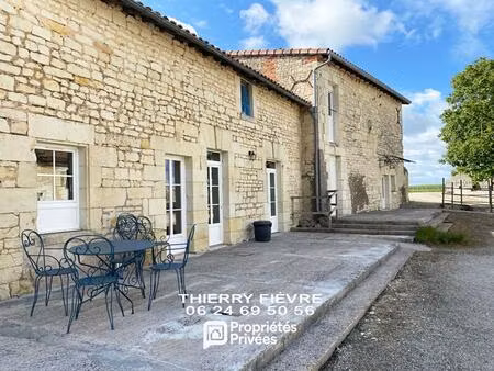 à vendre 86200 glénouze maison de 10 pièces 312 m2 avec gîte indépendant  dépendance  terr