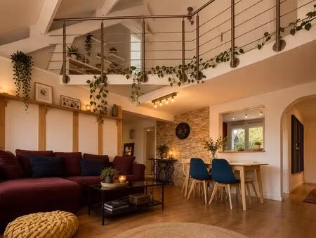 duplex f5 en excellent état - vue dégagée - garage  cave et