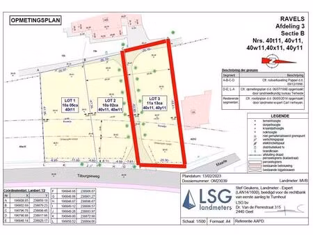 terrain à vendre à tilburgseweg 40e12 poppel (rbv90633)