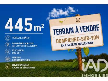 vente terrain à dompierre-sur-yon (85170) : à vendre / 445m² dompierre-sur-yon