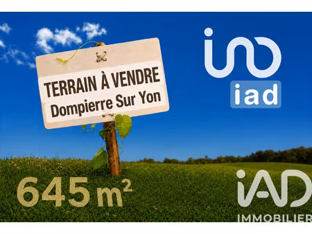 vente terrain à dompierre-sur-yon (85170) : à vendre / 645m² dompierre-sur-yon