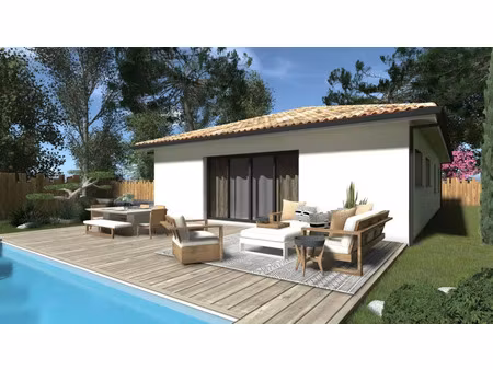 vente maison à construire 60 m² biscarrosse (40600)