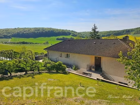 une maison lumineuse avec grande terrasse et vue dégagée  entre nature et calme clemencey 