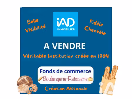 vente boulangerie  pâtisserie 100 m²