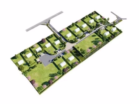 terrain constructible viabilisé à vendre