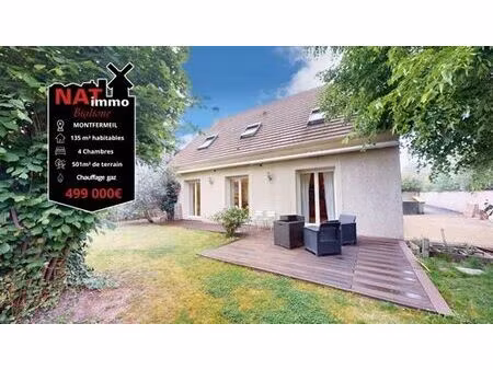 maison de prestige de 136 m2 en vente montfermeil  île-de-france
