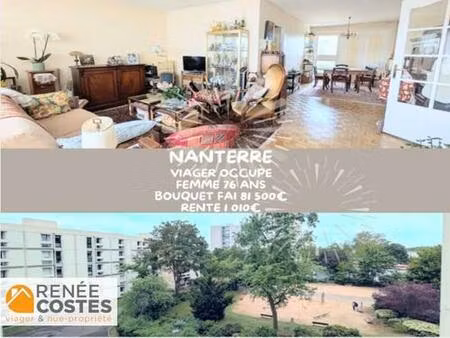 viager occupé - f76 ans - nanterre (92000)