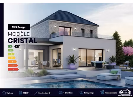 vente maison neuve 5 pièces 140 m² à chevry-en-sereine (77710)  423 619 €