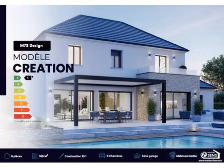 vente maison neuve 5 pièces 169 m² à echarcon (91540)  585 730 €