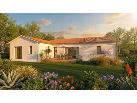 terrain avec maison neuve à vendre