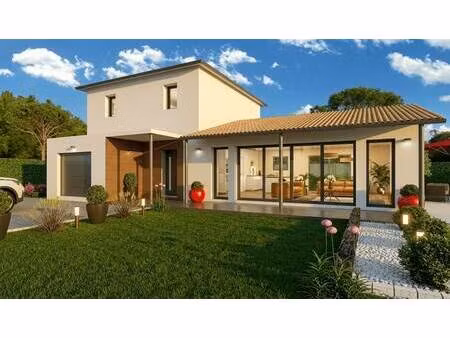 terrain avec maison neuve à vendre