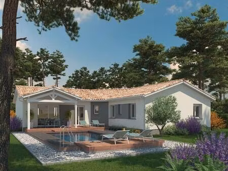terrain avec maison neuve à vendre