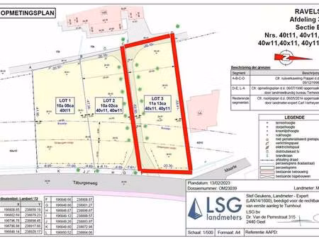 terrain à vendre à poppel € 239.000 (loafx) - heylen vastgoed - turnhout | zimmo