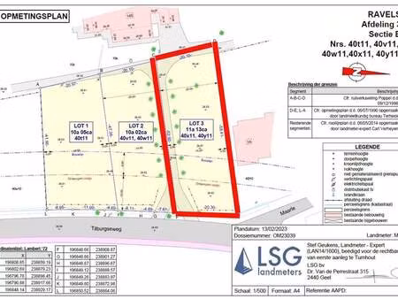terrain à vendre à poppel € 249.000 (loafx) - heylen vastgoed - turnhout | zimmo