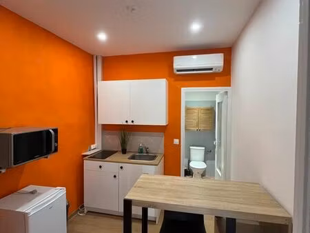 studio meublé 20 m² avec climatisation – libération / valrose