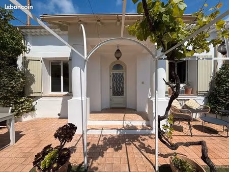 maison de charme des années 30 - 4p – 140 m² – jardin – plein sud – 3 chambres – le cannet