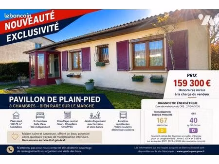 pavillon 4 pièces 103 m²