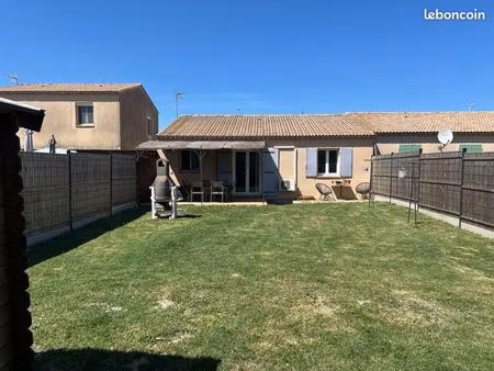 villa t3/4 plain pied avec jardin