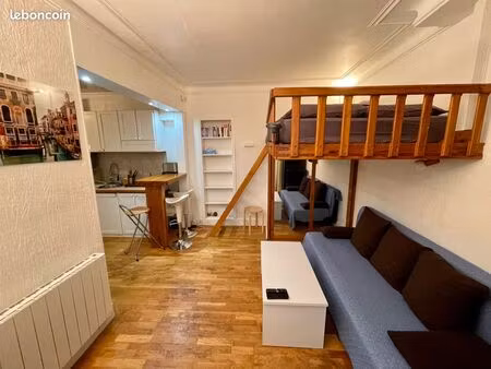 loue studio meublé près de ternes et champs élysées