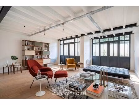 loft en duplex avec jardin privatif en coeur de ville