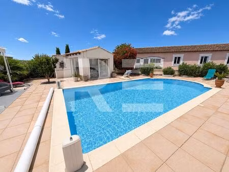 a vendre maison de plain-pied avec piscine sur beauvoisin