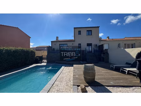 villa contemporaine 3 faces 110m2 avec piscine et vue degage