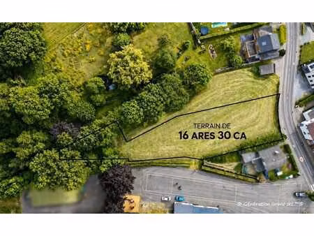 terrain de 16a30 à nil-saint-vincent – emplacement idéal