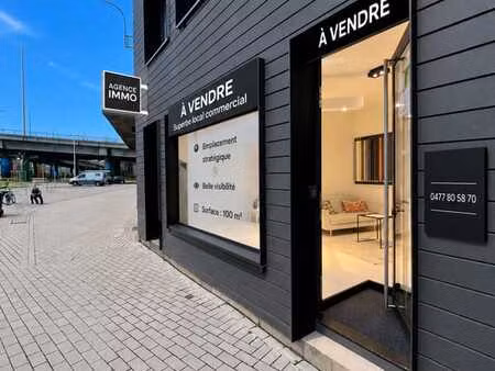 rez commercial de 100m2 super accessible et visible