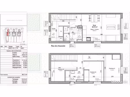 maison 4 pièces 81 m²