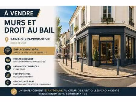 vente bureaux et commerces à saint-gilles-croix-de-vie (85800) : à vendre / 53m² saint-gil