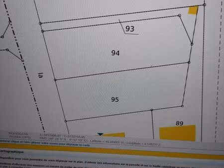 terrain constructible sur leffincourt 08310