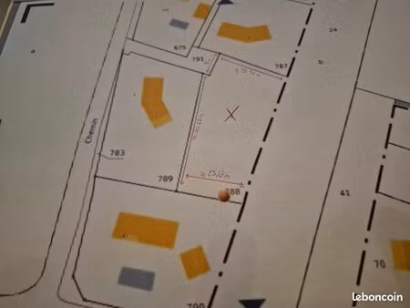 terrain constructible 1626 m2