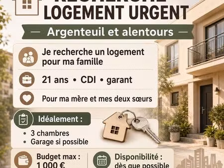 location appartement argenteuil et alentours