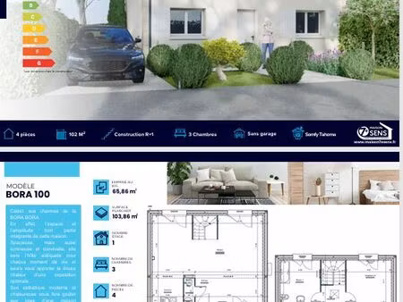 maison 4 pièces 102 m²