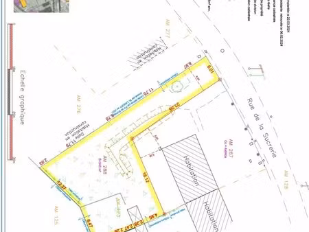 terrain constructible de 543 m2